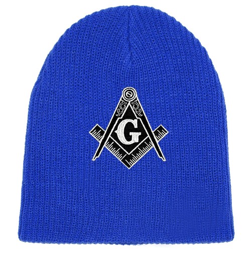 Royal Arch Masonic Beanie Cap Red Winter Hat Triple Tau Royal Arch Freemasons